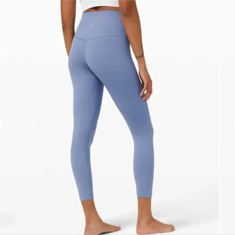 Lululemon Align High-Rise‎ Pant 25 Water Drop Blue Nulu Leggings LW5CTBS Size 20
